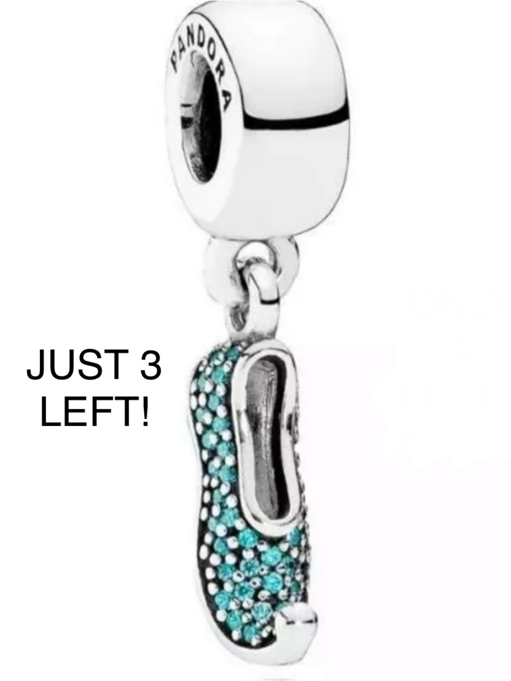 FIRM - Authentic Pandora Disney Jasmines Slipper Charm